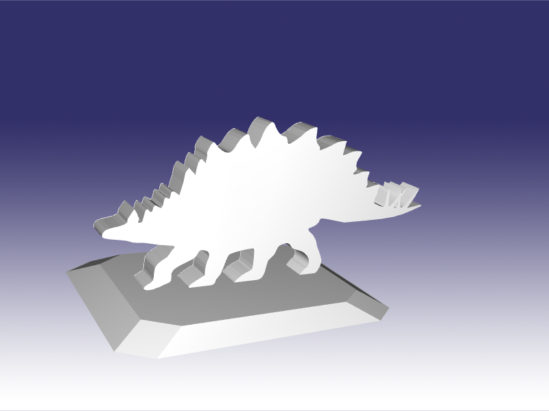 STL file Stegosaurus - Dinosaur toy Design for 3D Printing・3D printable ...
