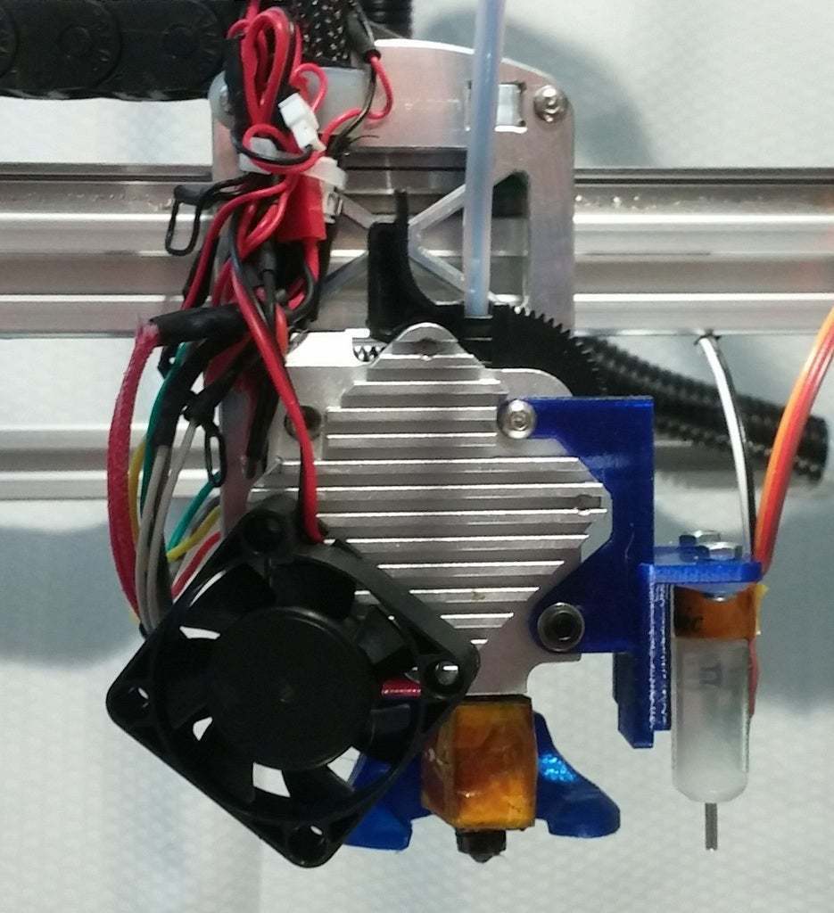 Download free STL file Adjustable BLTouch mount for Titan Aero extruder ...