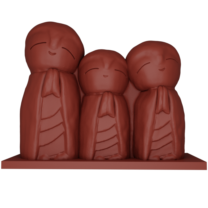 STL file Jizo statue・Template to download and 3D print・Cults