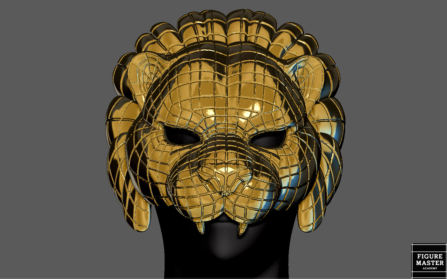 Vip Mask Draw Archivo 3D SQUID GAME LION VIP MASK LIFE SIZE COSPLAY PROPS REPLICA ...