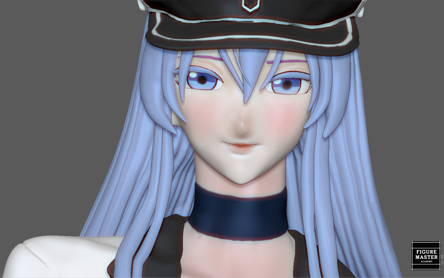 Esdeath - Cyberpunk - Akame ga kill Anime Girl Unisex AOP Cut