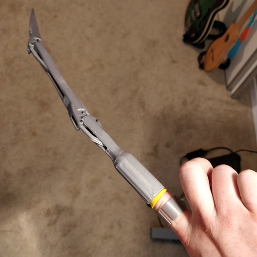 3D printer Skelington Articulated Finger Extensions 35cm ・ Cults