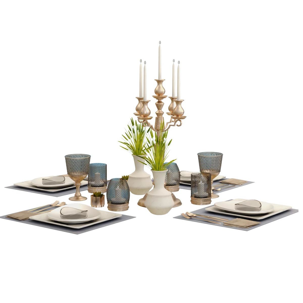 3D file table set 3・3D print object to download・Cults