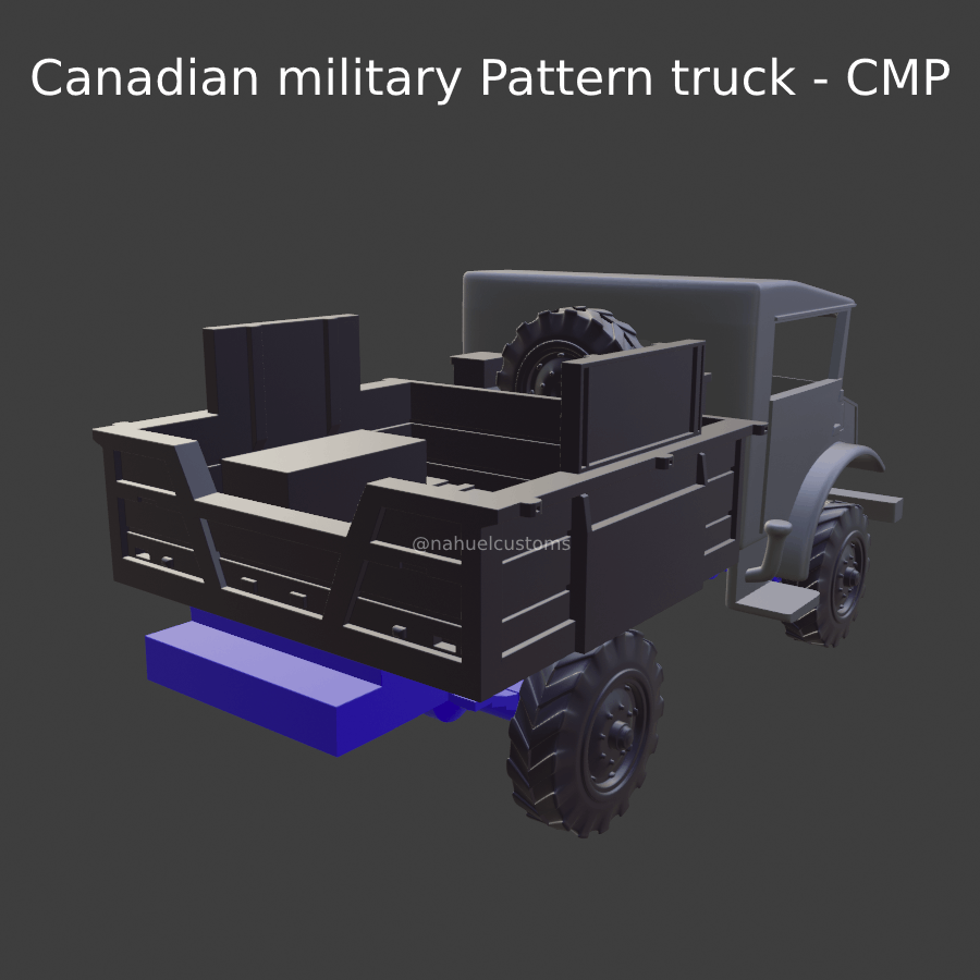 STL file Canadian military Pattern truck - CMP 🪖・3D printable model to ...
