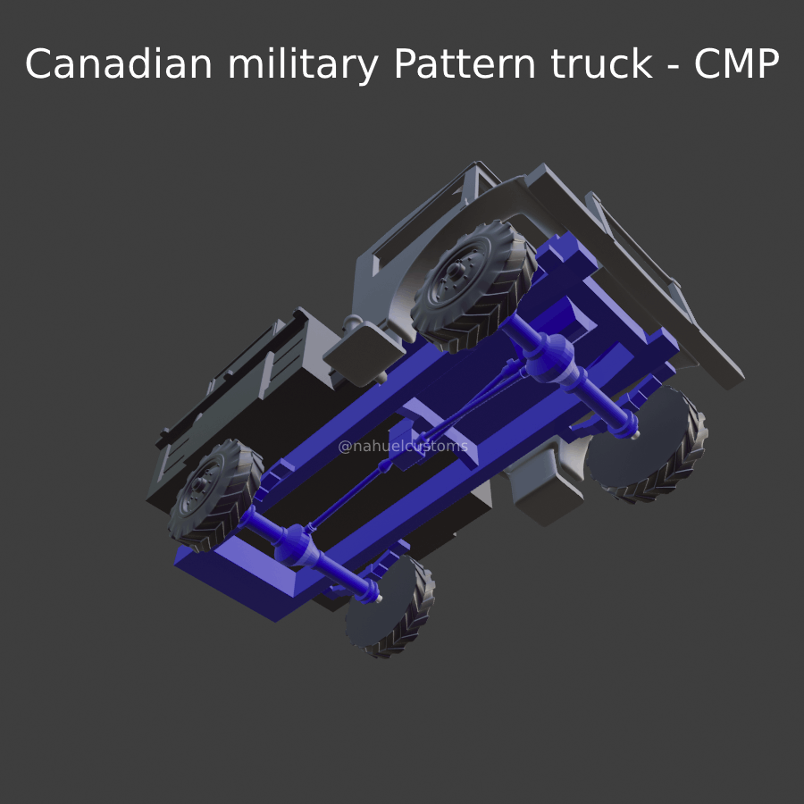STL file Canadian military Pattern truck - CMP 🪖・3D printable model to ...