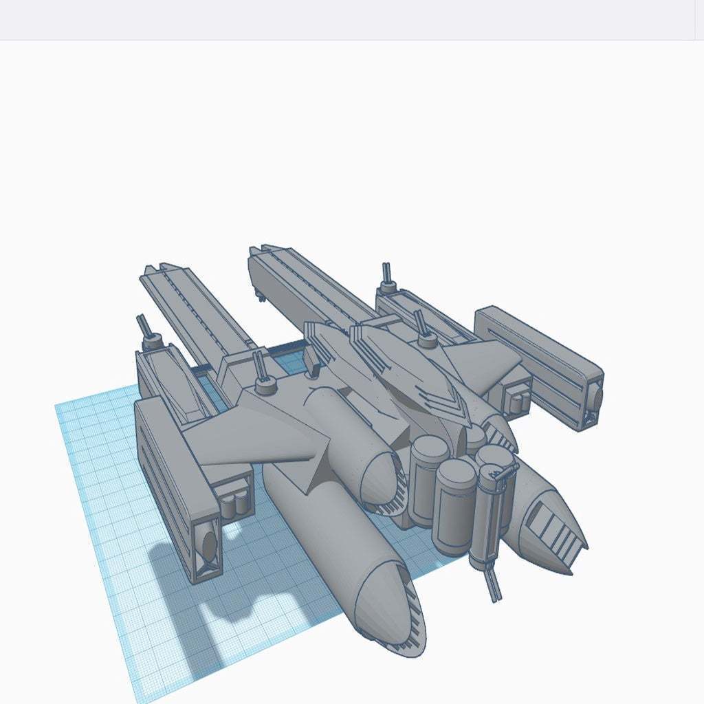 Free STL file Fleet Carrier Agrippa・3D print model to download・Cults