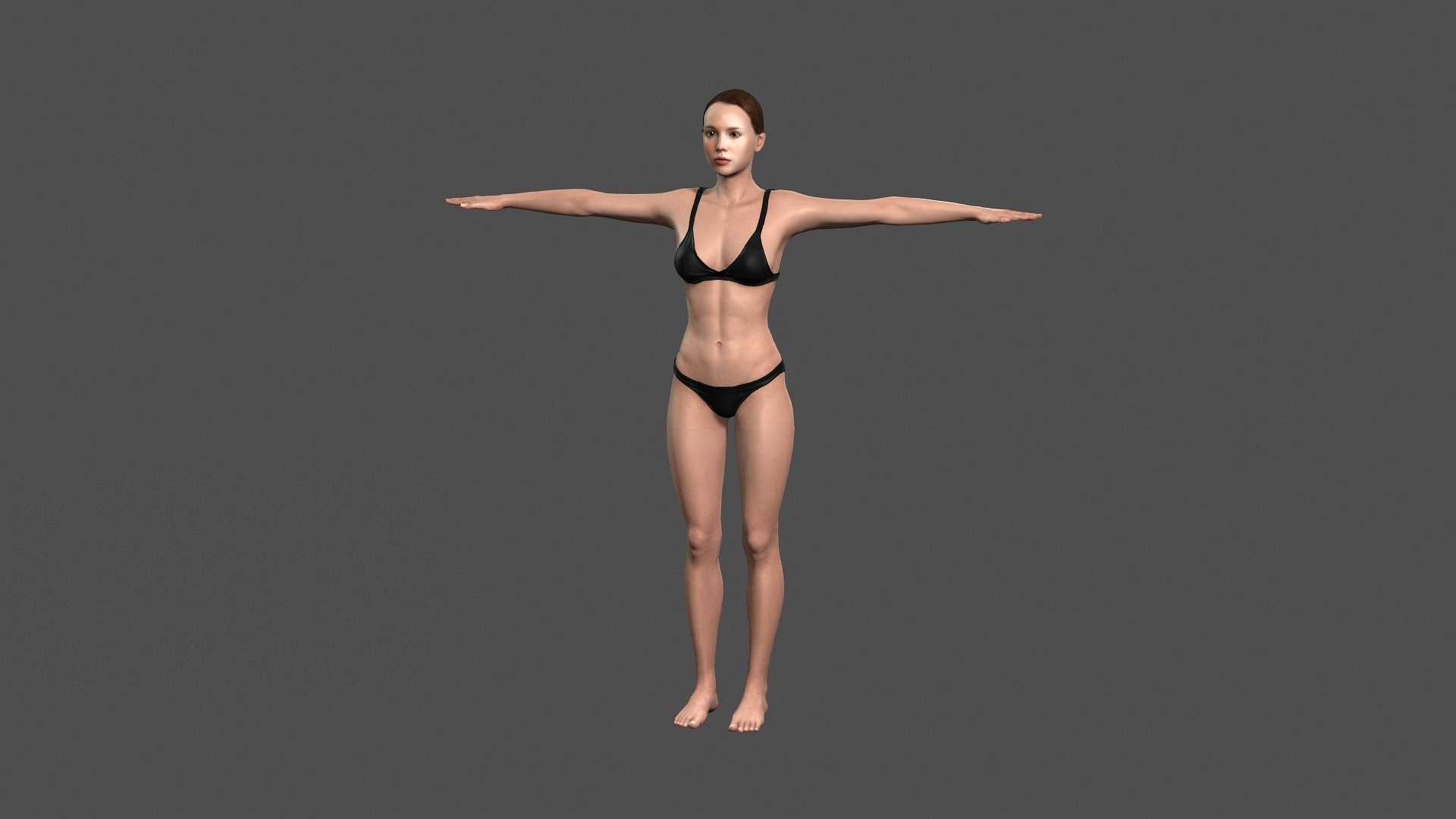 Beautiful Woman -Rigged 3d character