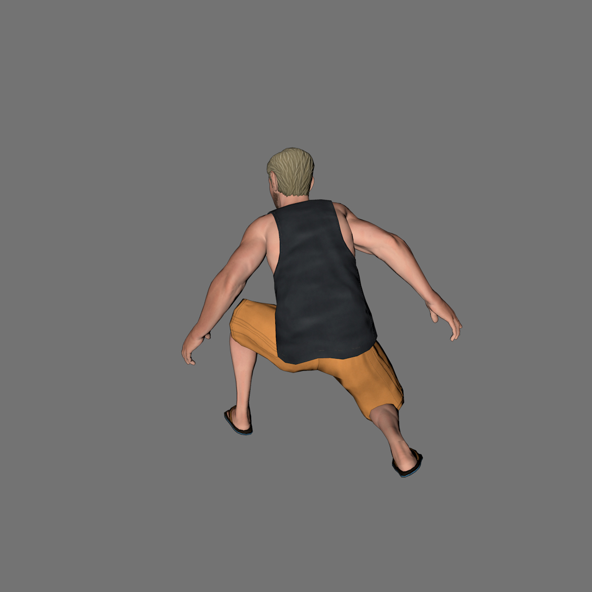 3D file Animated Man -Rigged 3d game character Low-poly 3D model・Model ...