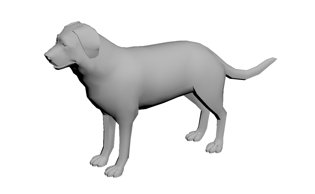 3D file dog・3D printable model to download・Cults