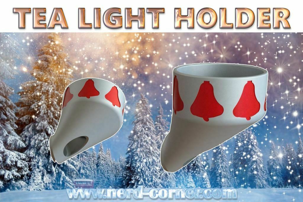 Free 3D file Tea light holder center wall mount V1.3 🫖・3D print design ...