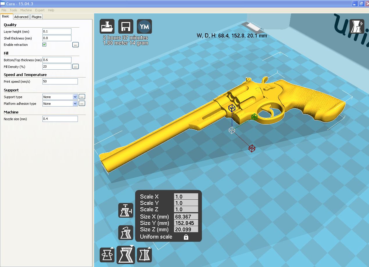 Archivo STL Magnum・Modelo imprimible en 3D para descargar・Cults