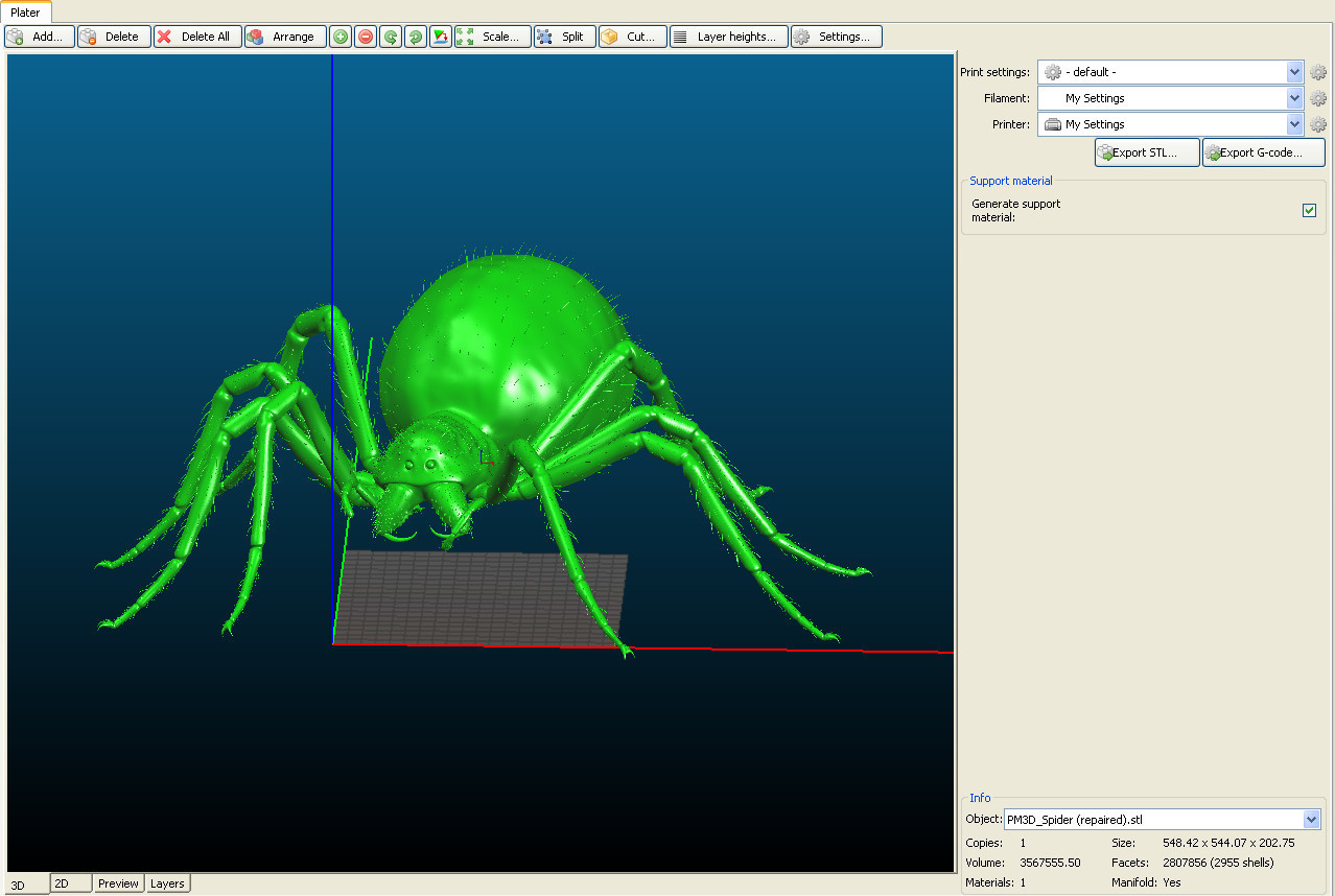 Free STL file Spider・Model to download and 3D print・Cults