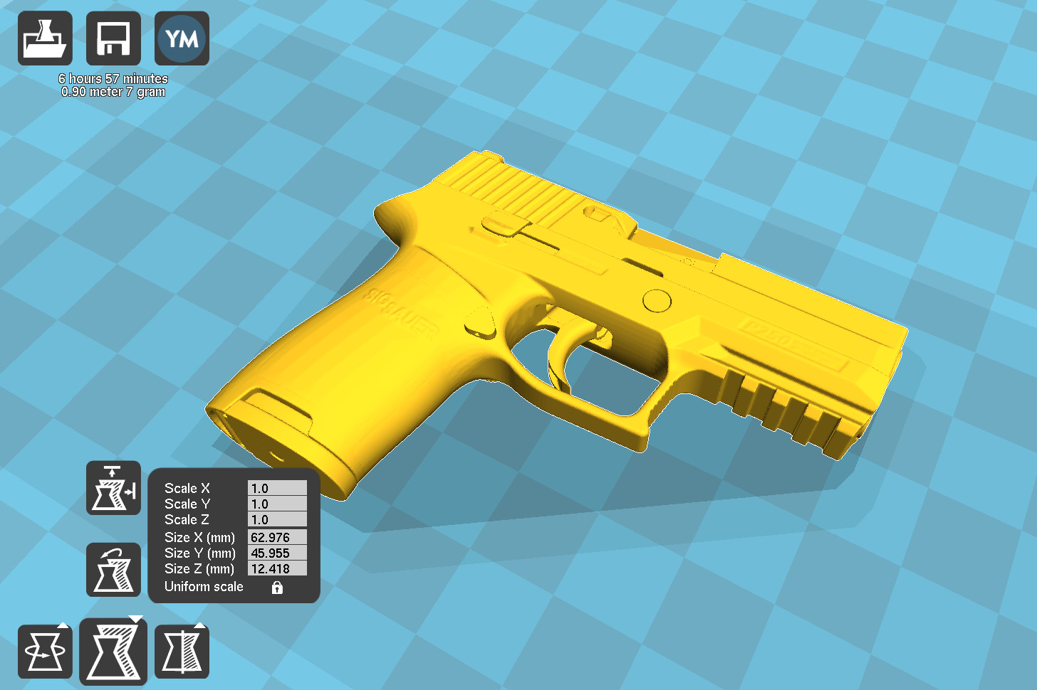 Free STL file Sig Sauer・Model to download and 3D print・Cults