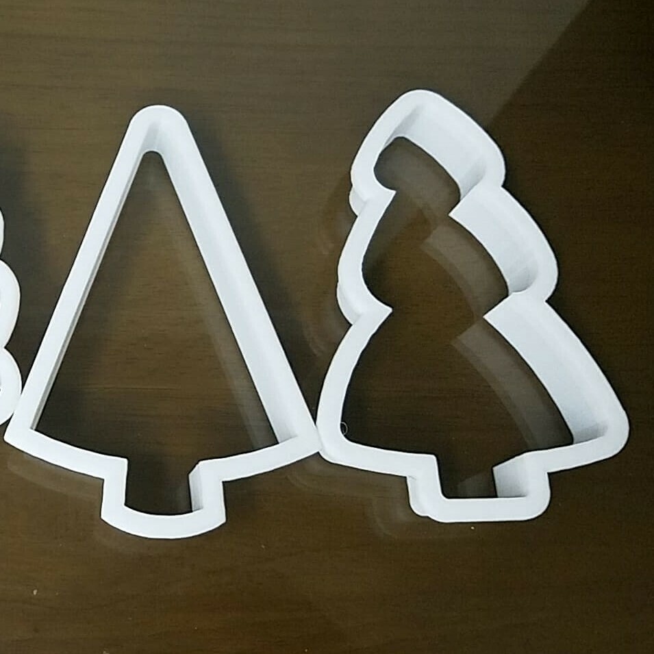 Free STL file Christmas Tree Cookie Cutter Set (4)・3D printer design to download・Cults
