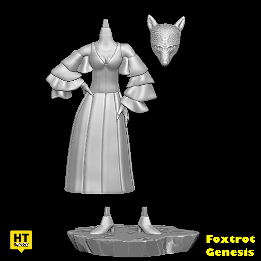 STLDatei Foxtrot Genesis Album Figur 🎨・Design zum Herunterladen und 3D