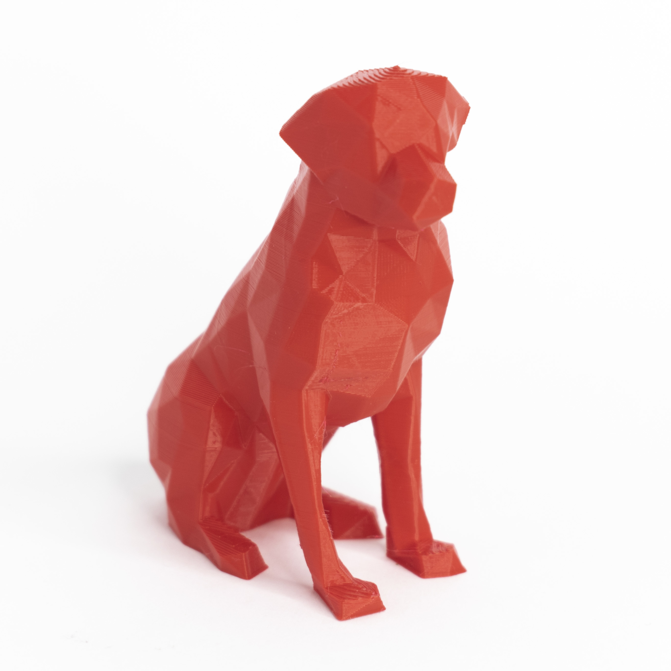 STL file low poly dog labrador・3D printable design to download・Cults