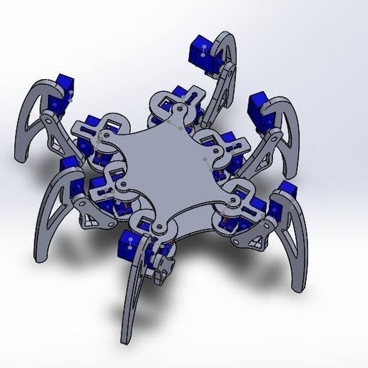 Download STL file servos sg90 hexapod robot • 3D printable design ・ Cults