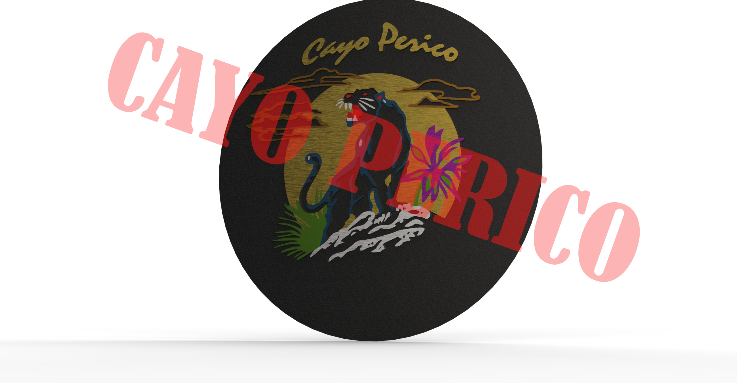 Fichier STL GTA Veste panthère avec logo Cayo Perico 🎨・Plan imprimable en 3D à télécharger・Cults