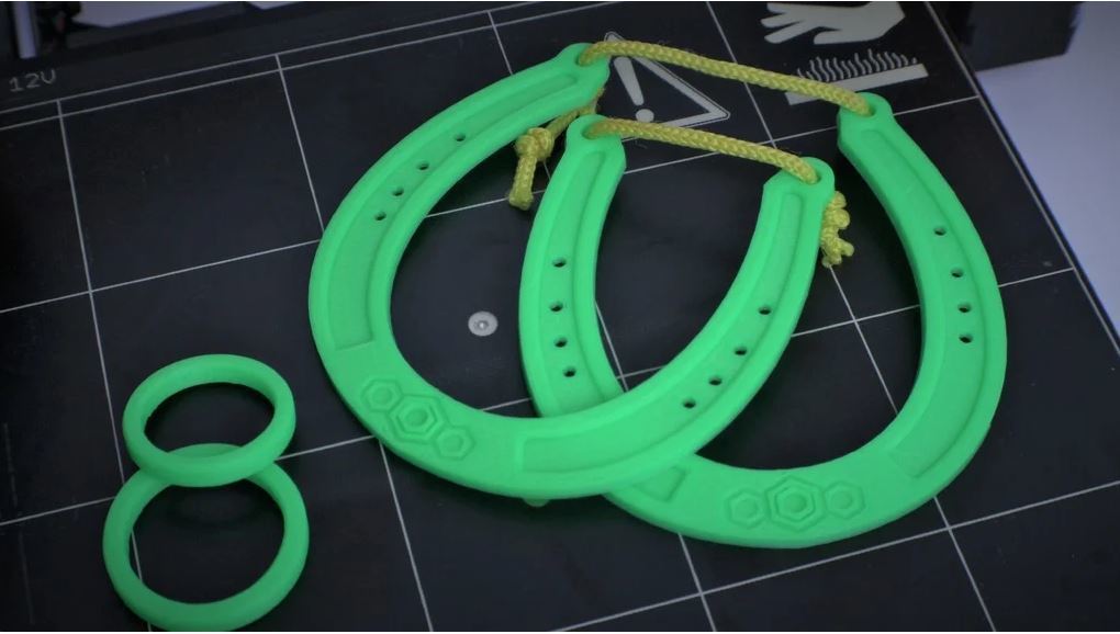 Download STL file Horseshoe Ring Puzzle • 3D printable object ・ Cults