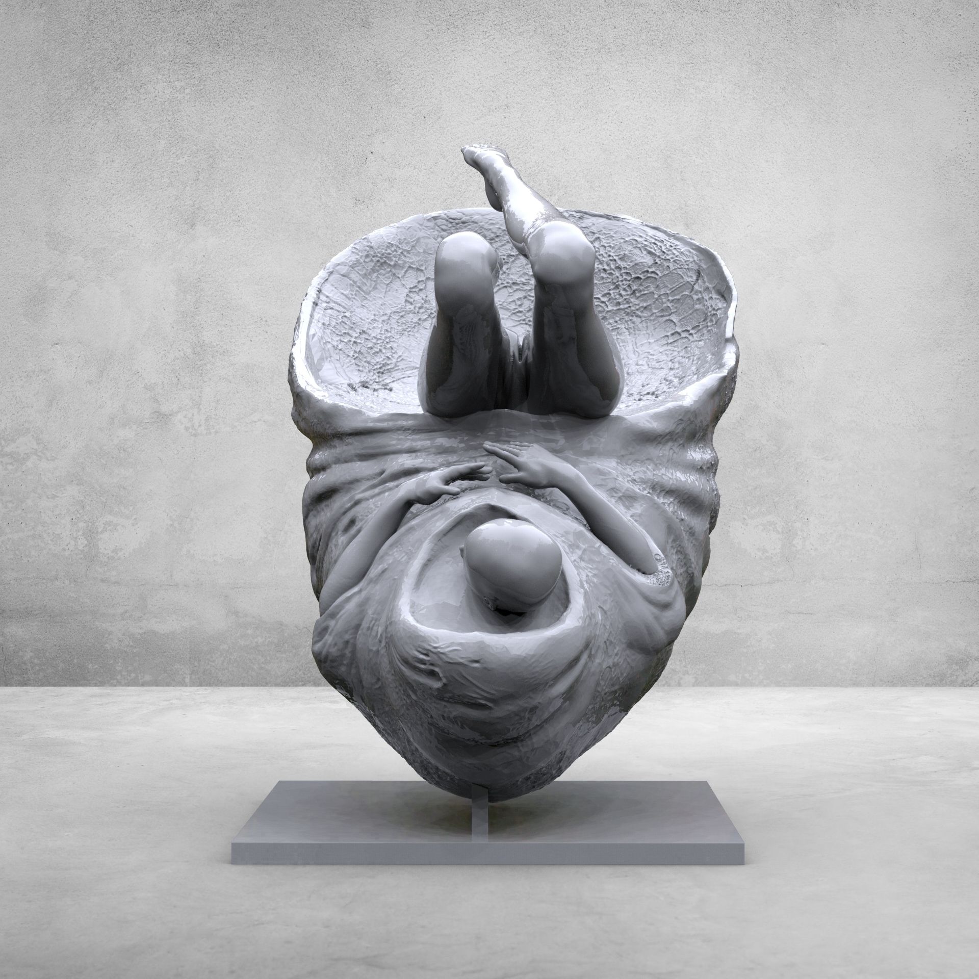 3d file the moon 3d print design to download cults
