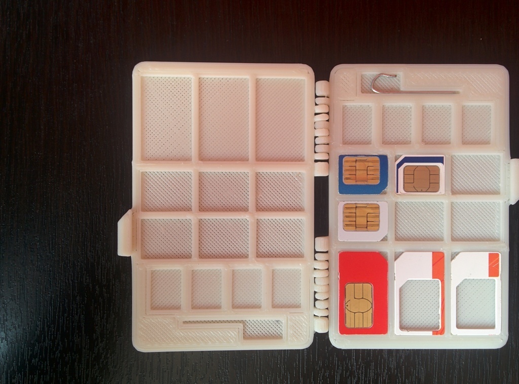 Free 3D file Sim, micro sim, and nano sim Wallet Case・3D printer design ...
