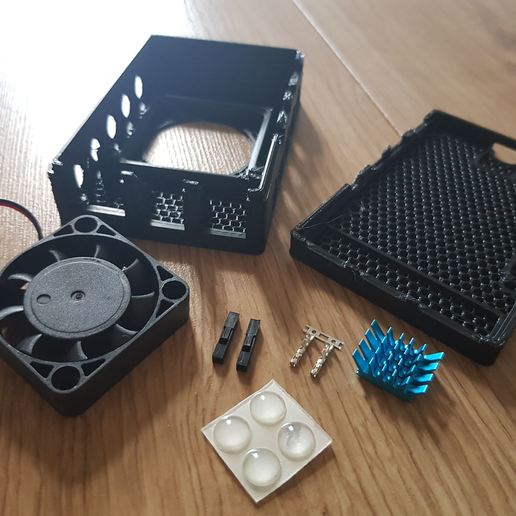Download free STL file Raspberry Pi 4 case - 40mm Fan • 3D printing ...