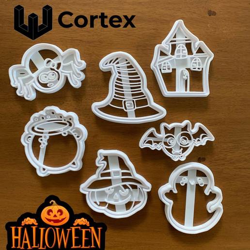 Download STL file Halloween cookie cutters • 3D printable model ・ Cults