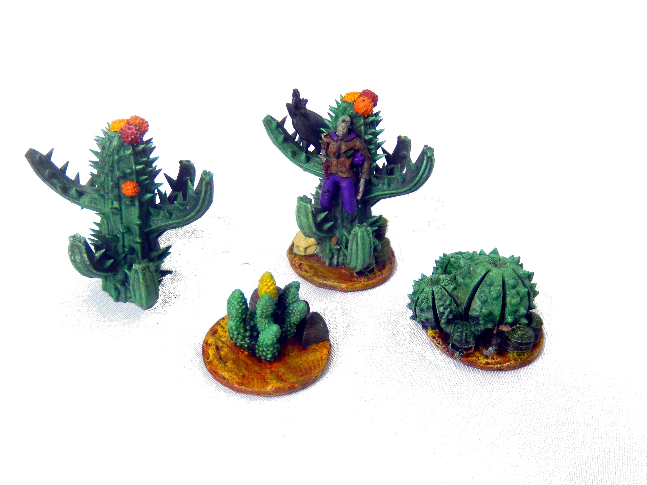 3D file Cactus plant set fantasy scatter terrain (desert plants and ...