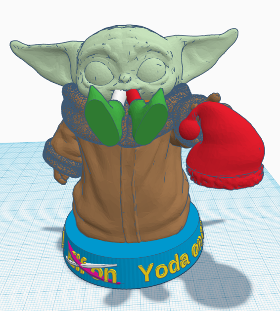 Free 3D file Elf on... Grogu on the Shelf Christmas 2021 🧝・3D printer design to download・Cults