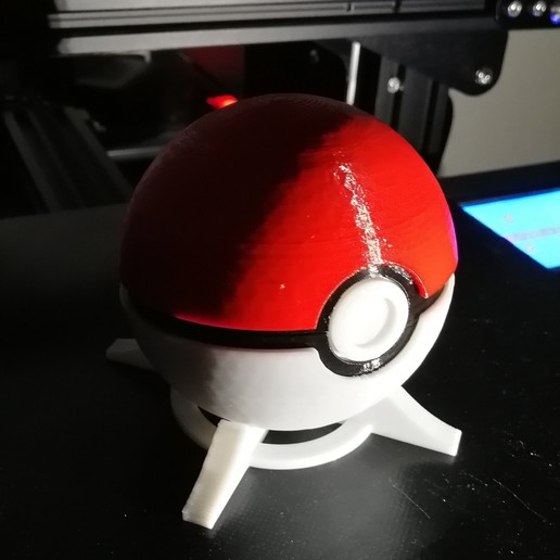 3D printable Pokeball Switch Cartridge Case • made with Ender 3 ・ Cults