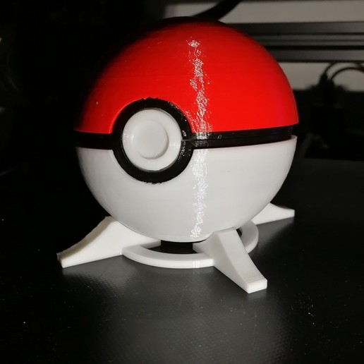 3D printable Pokeball Switch Cartridge Case • made with Ender 3 ・ Cults