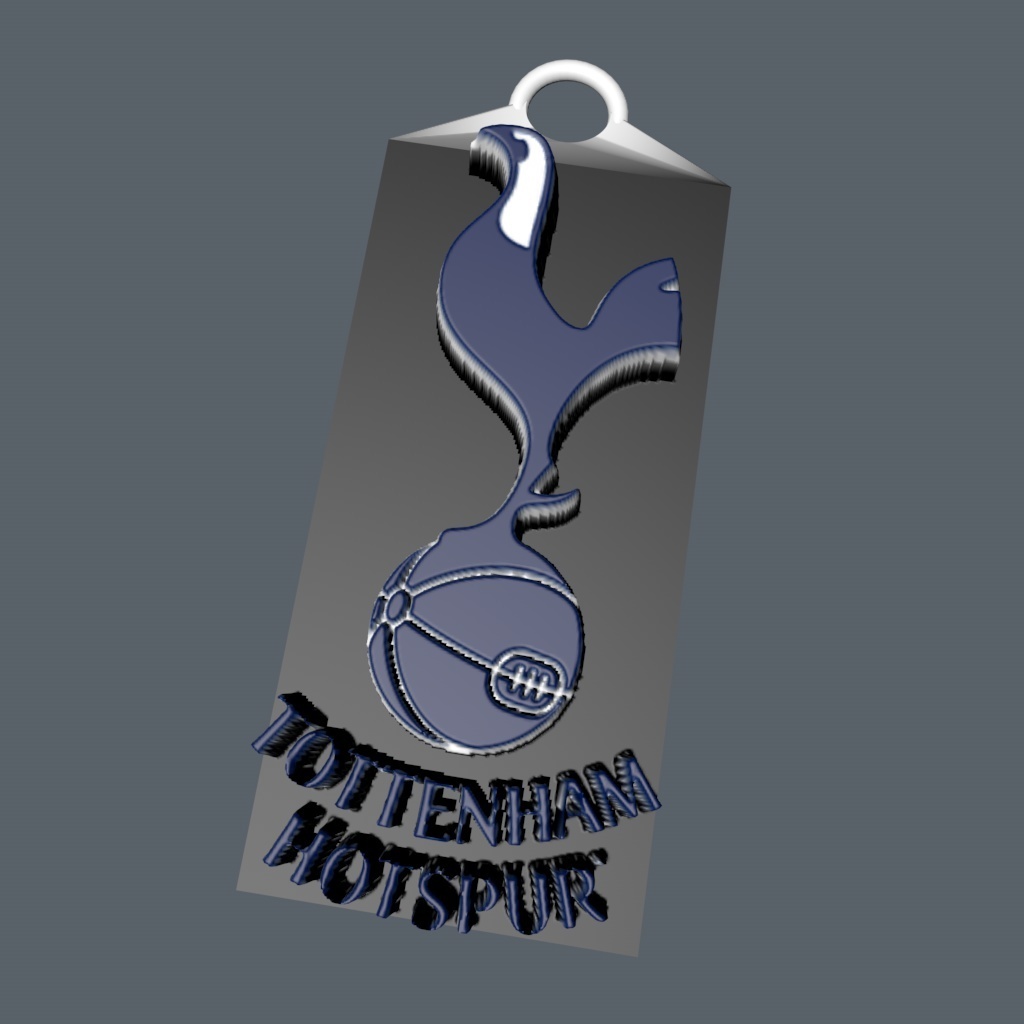 3D file Key ring - Tottenham・3D printing design to download・Cults