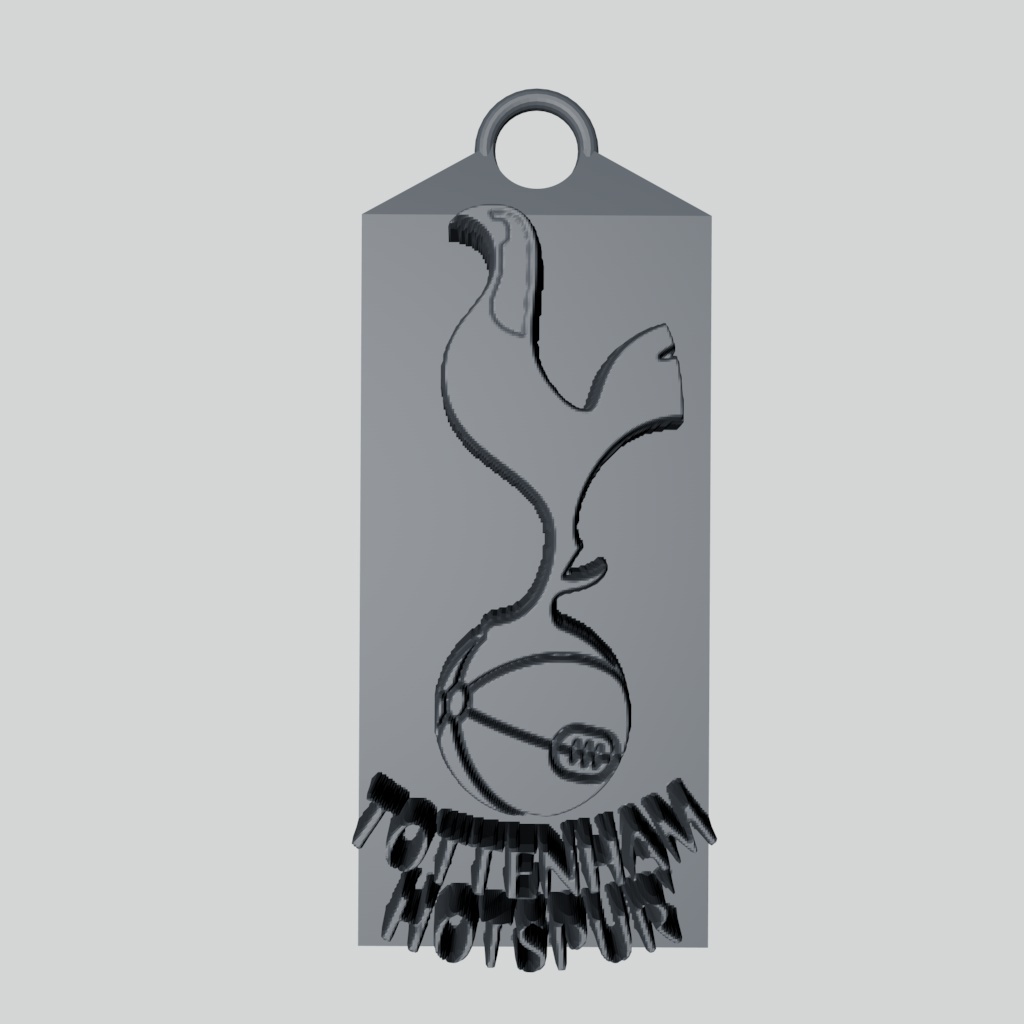 3D file Key ring - Tottenham・3D printing design to download・Cults