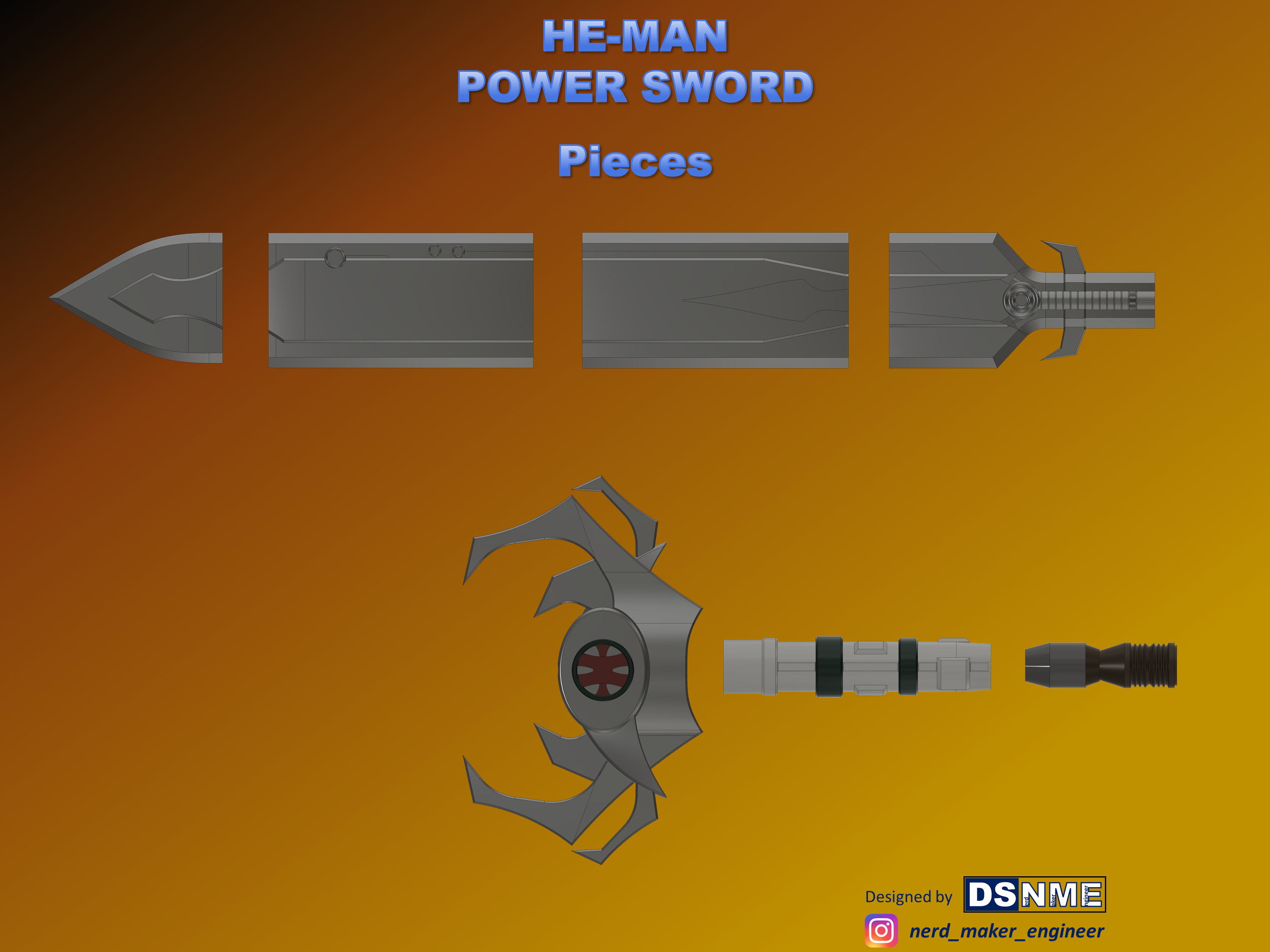 3D file HE-MAN Power Sword 2002 (Life Size)・3D printable model to ...