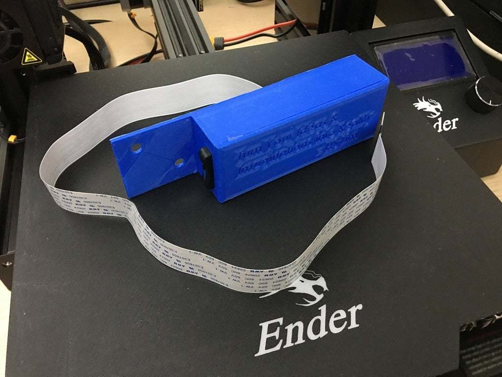 Download free STL file Ender 3 pro microSD card holder • Object to 3D