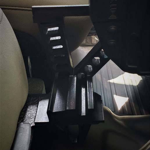 Download free 3D printing models Gun holster support for Ford F150