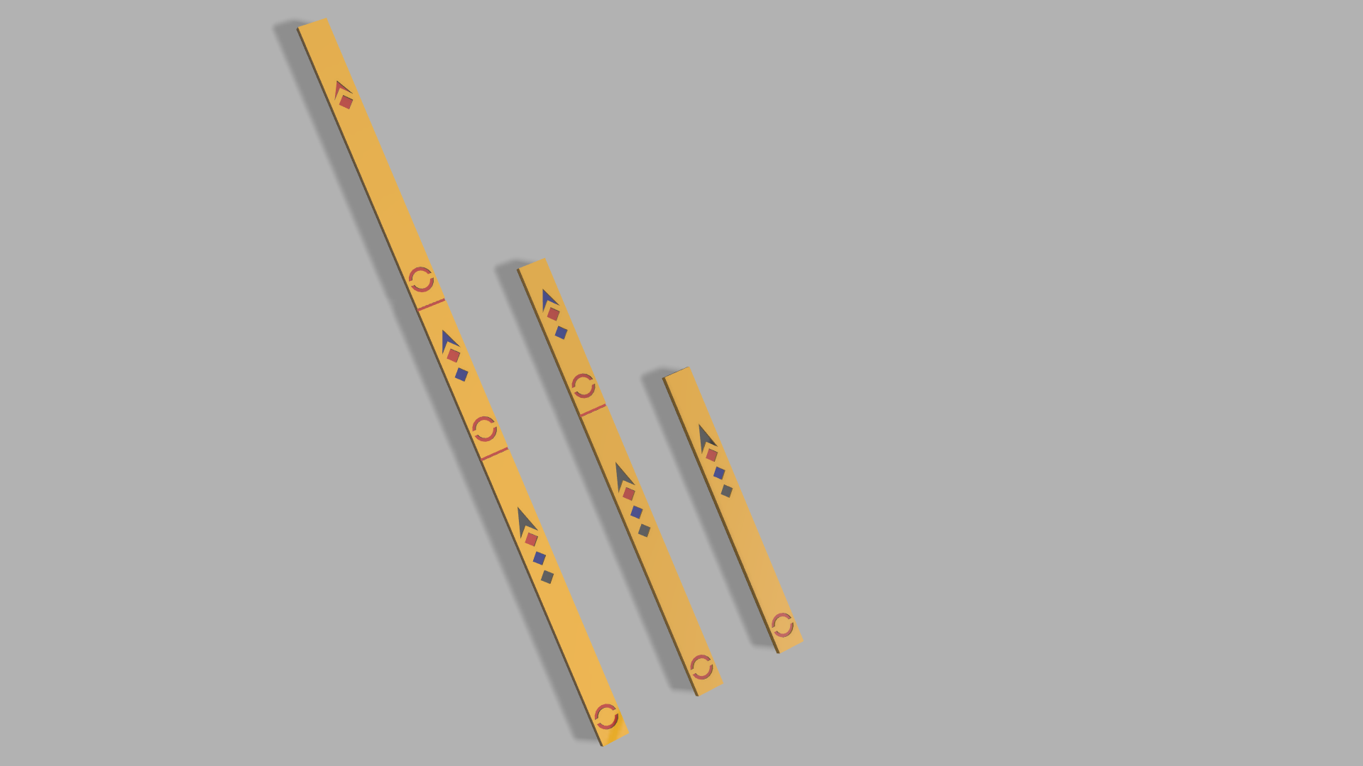 STL file Star Wars Armada Galactic Republic range rulers ⭐・3D printable ...