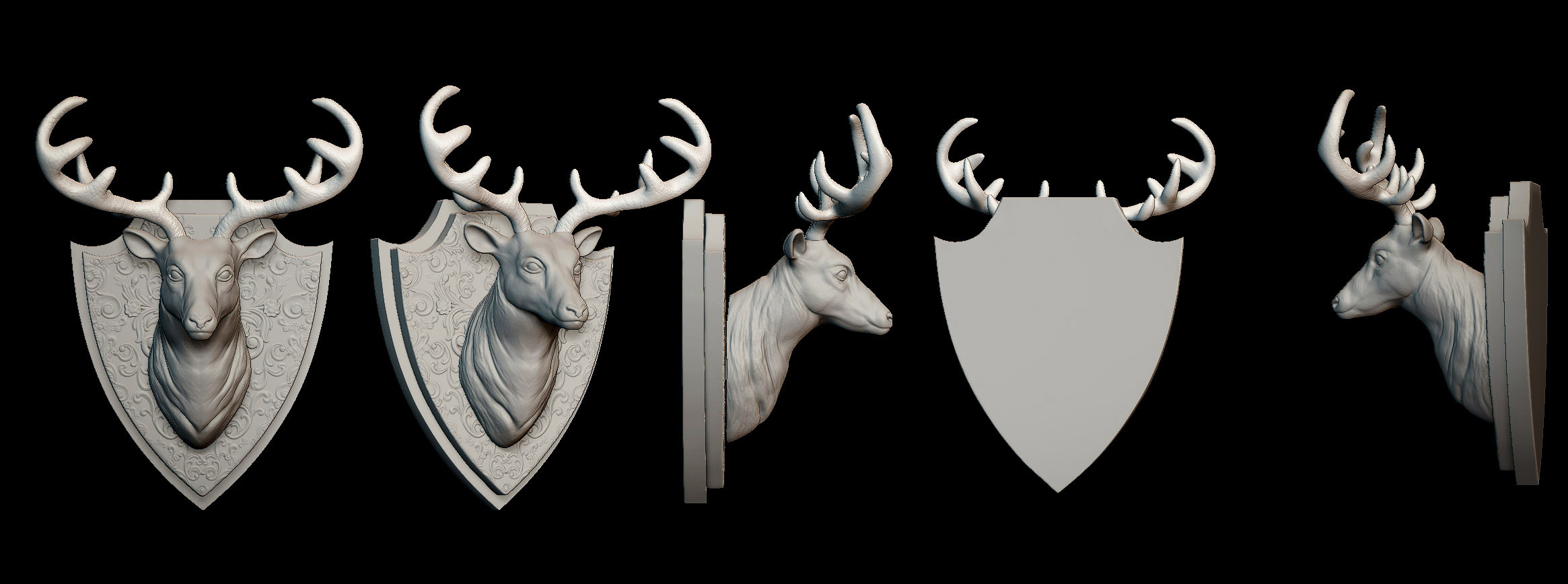 3D file Deer Head 🦌・Template to download and 3D print・Cults
