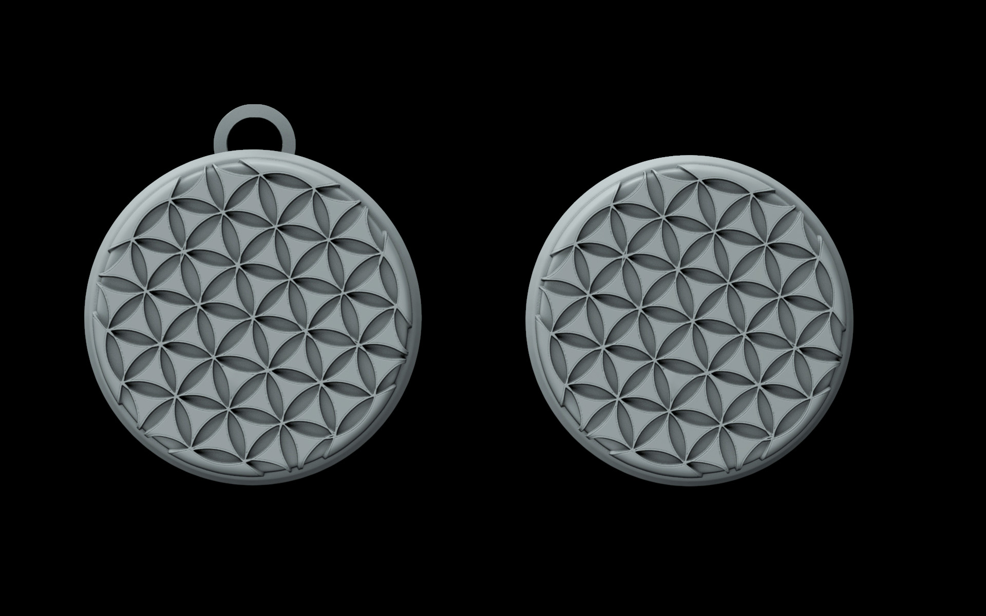 3D-Datei Blume des Lebens kostenlos・3D-Druck-Vorlage zum herunterladen