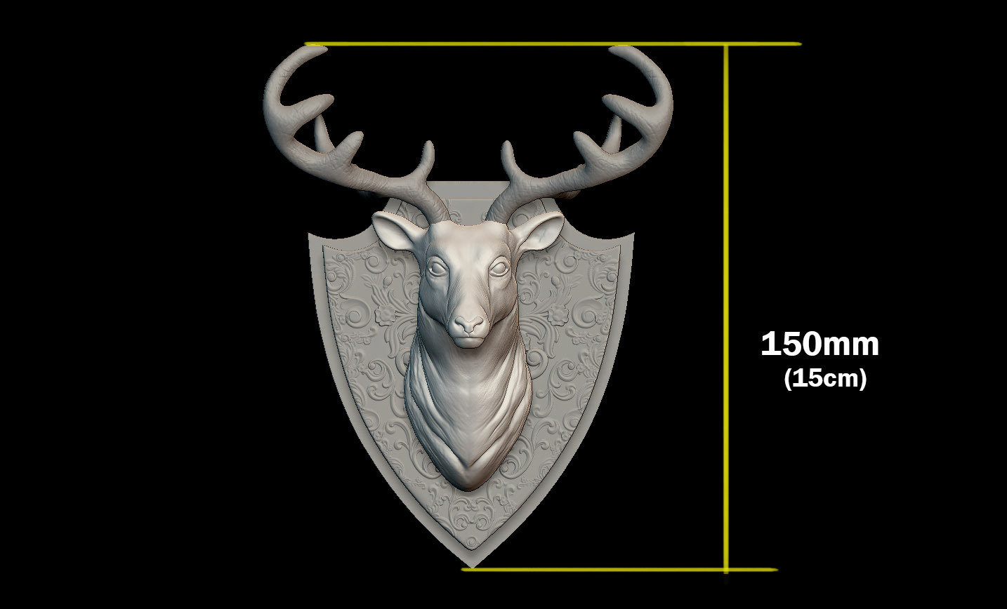3D file Deer Head 🦌・Template to download and 3D print・Cults