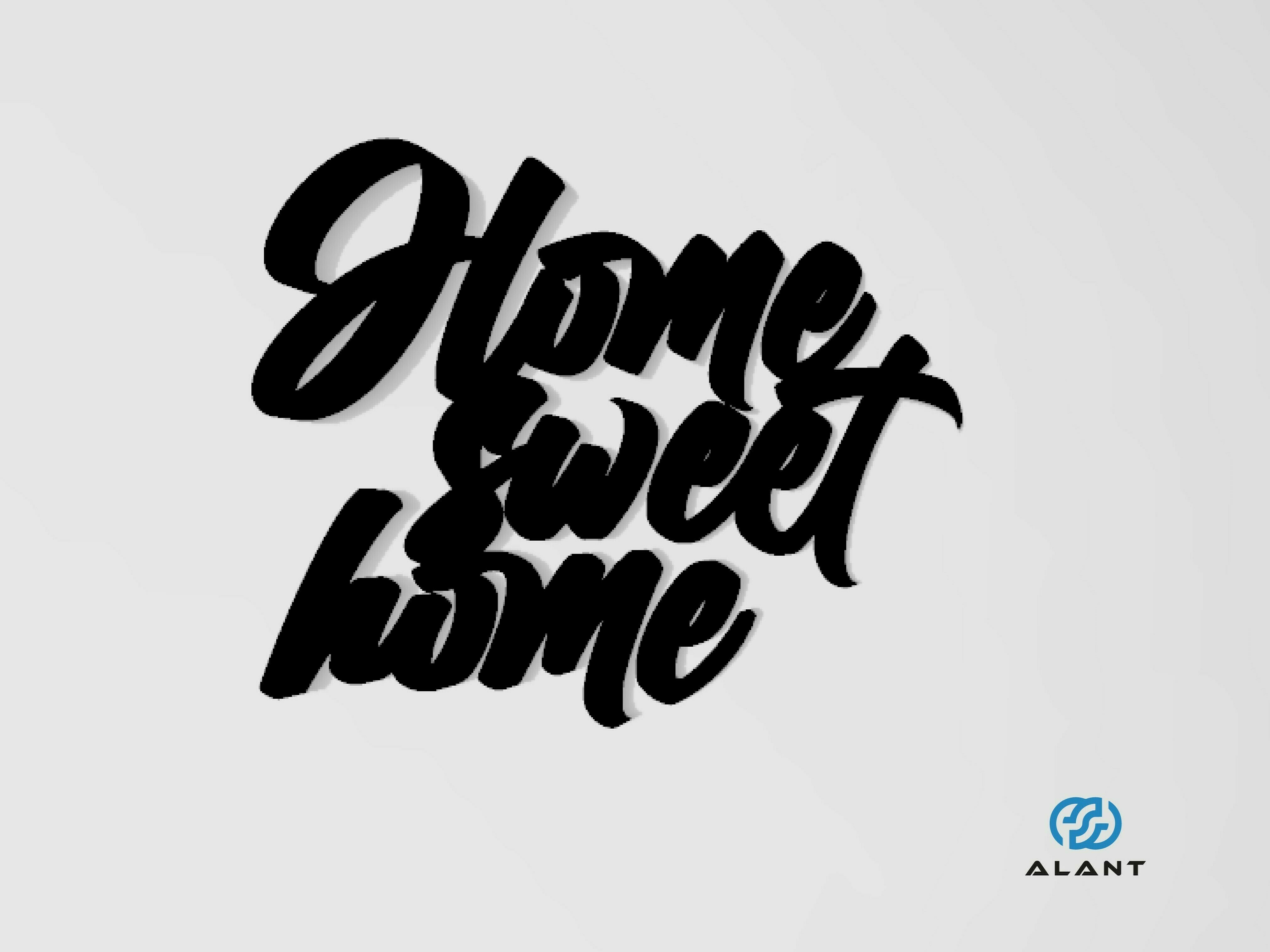 Free STL file HOME SWEET HOME・3D printable object to download・Cults
