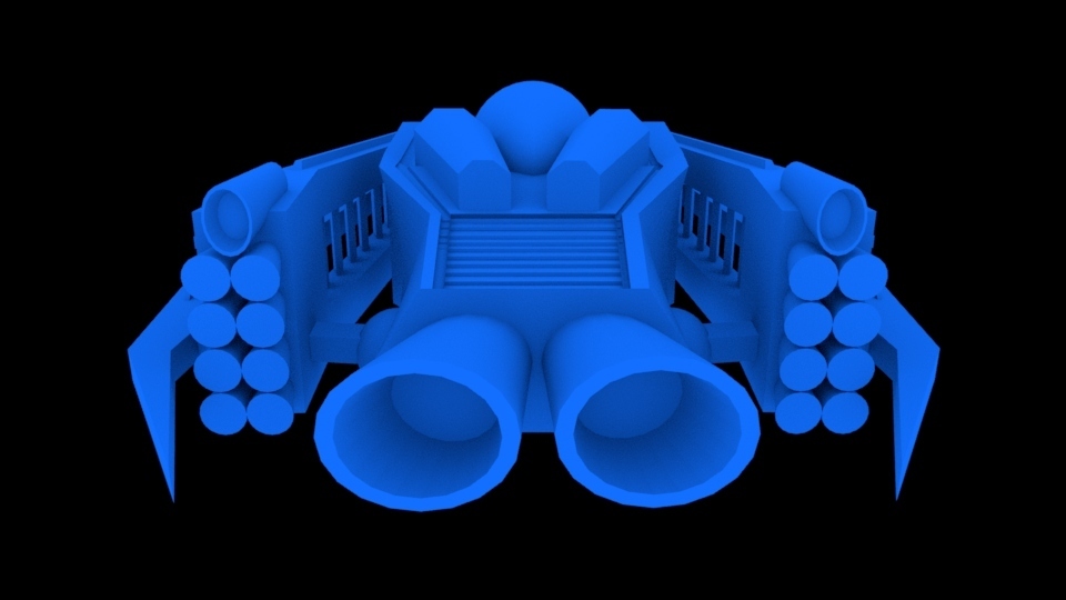 Download free STL file Space Ship • 3D printable design ・ Cults