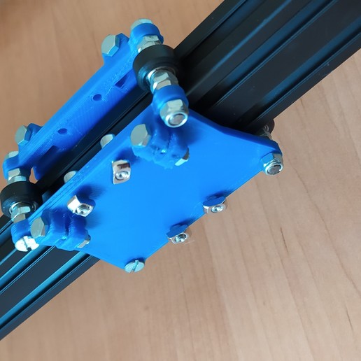 Download STL file Adjustable Carriage for VSlot 2040 (15mm wheels