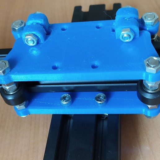 Download STL file Adjustable Carriage for VSlot 2020 mm and 15 mm