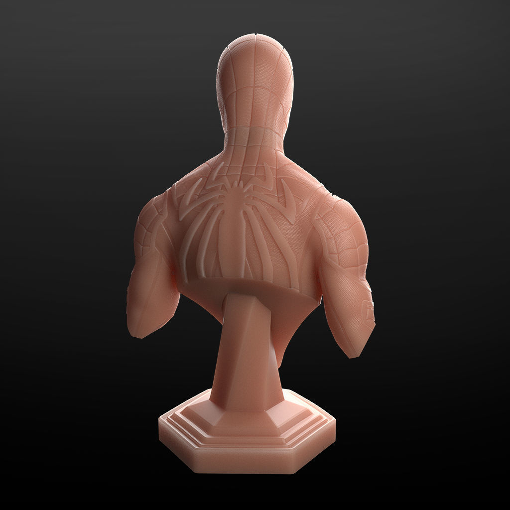 Free STL file Spiderman bust 3d print model Free 🦸‍♂️・3D print model to ...
