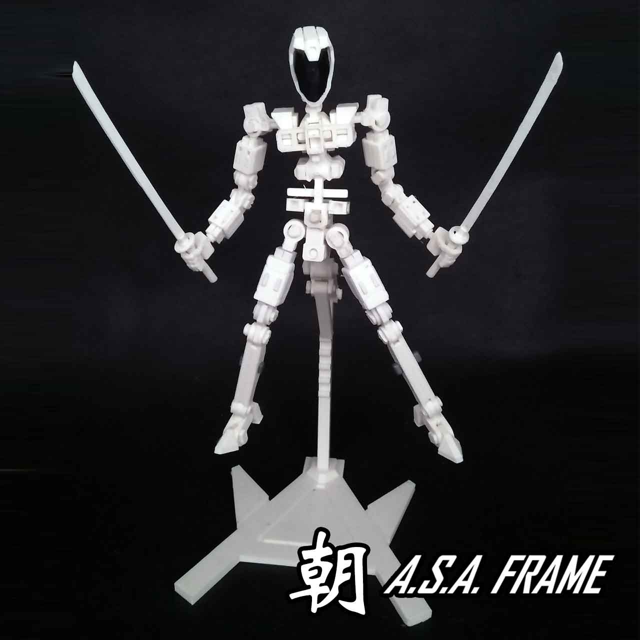 Free STL file A.S.A ACTION FIGURE FRAME + STANDBASE 🖼️・3D printable