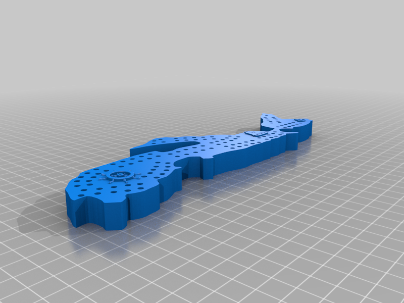 Free STL file Map of Nova Scotia Cribbage Board only 61 pegs・3D printer