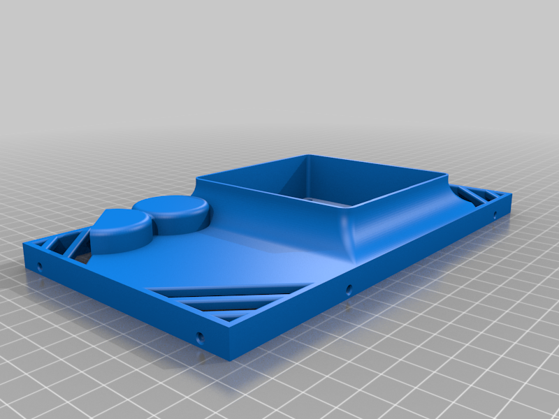 80mm Fan Cover for 3D printer PSU 3D model