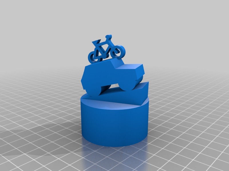 Free 3D file Bike on Car・3D print design to download・Cults