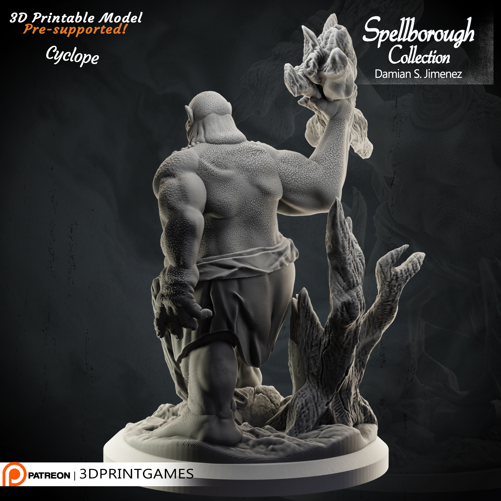 Archivo STL Cyclops 3d printable character for board games and tabletop ...